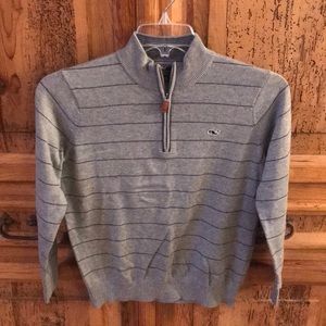 Teen Vineyard Vines 1/4 zip cotton sweater